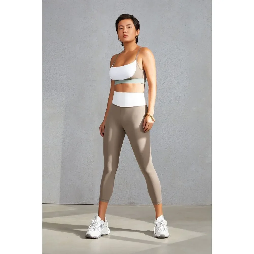 Titika Active Couture TERRENE High waist LEGGING & Bra Set Gym workout Running - Picture 1 of 8
